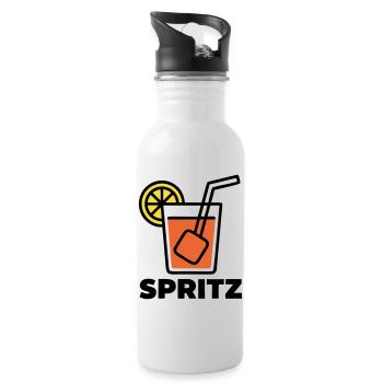 Spritz Cocktail Summer Drink Italy Holiday - Water bottle with straw - white - Right