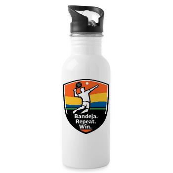 Bandeja Repeat Win Shield - Water bottle with straw - white - Right