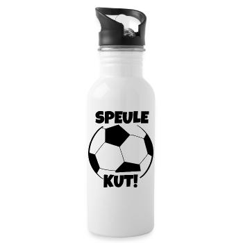 speule kut - Trinkflasche mit integriertem Trinkhalm - Weiß - Rechts