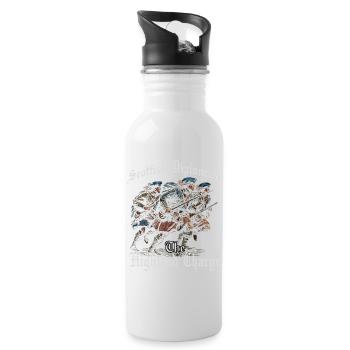 Highlander Clan Warrior | Scotland History - Water bottle with straw - white - Right