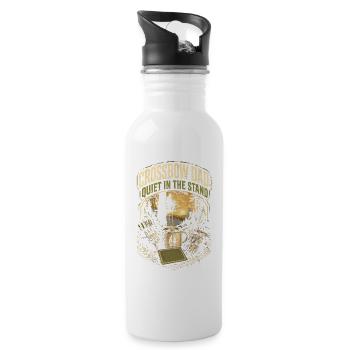 Arbalète Arbalète Tireur Père - Gourde avec paille intégrée - blanc - Droite
