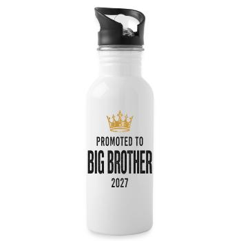 PROMU AU BIG BROTHER 2027 - Gourde avec paille intégrée - blanc - Droite