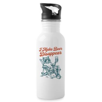 I'm Making Beer Disappear Craft Beer - Water bottle with straw - white - Right