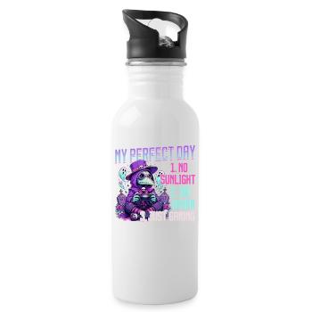 Pastel Goth Soft Goth Gaming Gamer - Gourde avec paille intégrée - blanc - Droite
