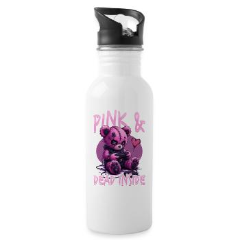 Pastel Goth Soft Goth Gaming Gamer - Gourde avec paille intégrée - blanc - Droite