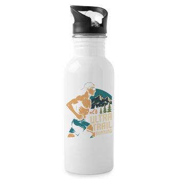 Ultra Trail Running - Gourde avec paille intégrée - blanc - Droite