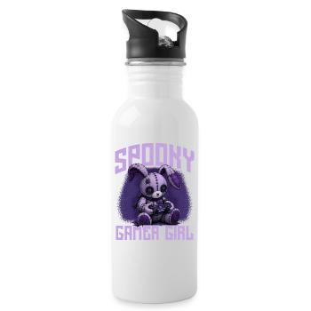 Pastel Goth Soft Goth Gaming Gamer - Gourde avec paille intégrée - blanc - Droite