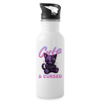 Pastel Goth Soft Goth Gaming Gamer - Gourde avec paille intégrée - blanc - Droite