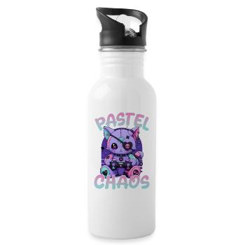 Pastel Goth Soft Goth Gaming Gamer - Gourde avec paille intégrée - blanc - Droite