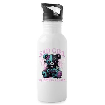 Pastel Goth Soft Goth Gaming Gamer - Gourde avec paille intégrée - blanc - Droite