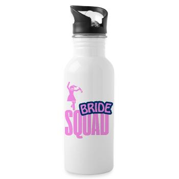Brauttrupp-Feier-Clipart - Trinkflasche mit integriertem Trinkhalm - Weiß - Rechts