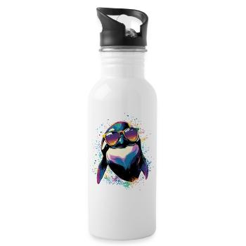 Orca Killer Whale Killer Whale Marine Animals Orcas - Water bottle with straw - white - Right