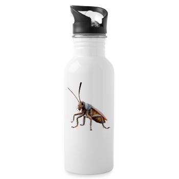 cockroach cockroach insects cockroach cockroaches - Water bottle with straw - white - Right