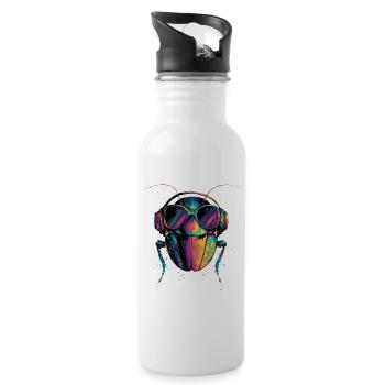 cockroach cockroach insects cockroach cockroaches - Water bottle with straw - white - Right