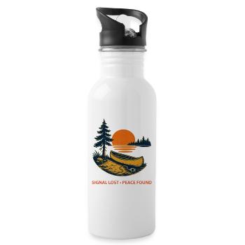Lake Lovers | Naturefriends - Water bottle with straw - white - Right