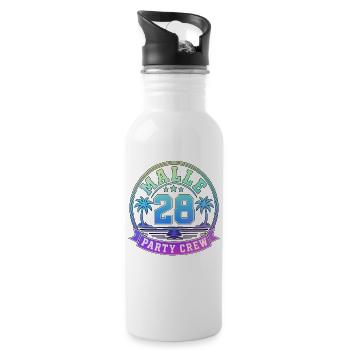 Malle 2028 - Water bottle with straw - white - Right