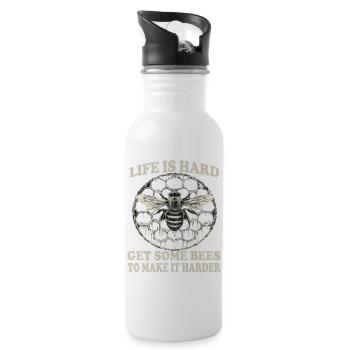 Beekeeping Supplies Beekeeper Accessories Beekeeping Bees Fan - Water bottle with straw - white - Right