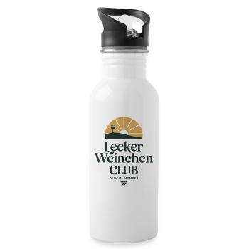 Wine Delicious Wine Club Wine Lovers Red Wine - Water bottle with straw - white - Right