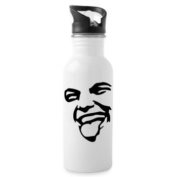 Face - Water bottle with straw - white - Right