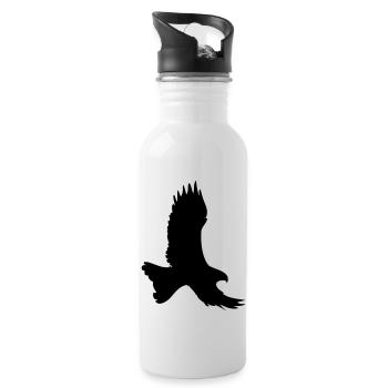 adler - Water bottle with straw - white - Right