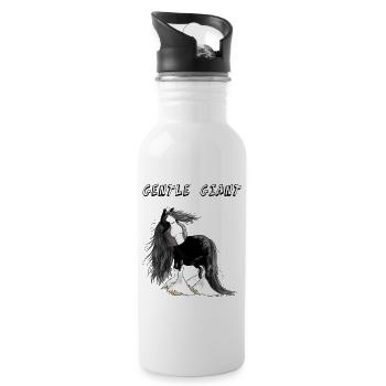 Gentle Giant Shire Horse - Gourde avec paille intégrée - blanc - Droite