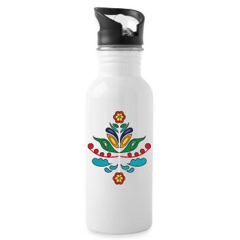 Kurbits in Color - Water bottle with straw - white - Right