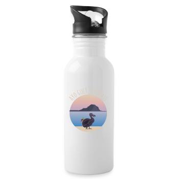 Ayo guet ti kokass - Trinkflasche mit integriertem Trinkhalm - Weiß - Rechts