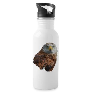 Echter Milan - Trinkflasche mit integriertem Trinkhalm - Weiß - Rechts