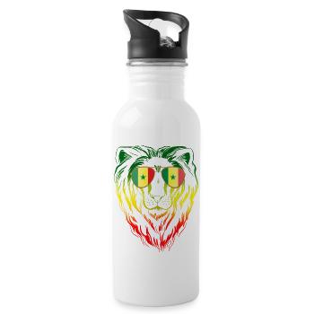 Senegal - Water bottle with straw - white - Right