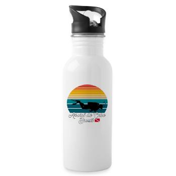 Arraial do Cabo Brésil Plongée - Gourde avec paille intégrée - blanc - Droite