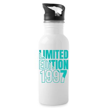 1997 Anniversaire en édition limitée - Gourde avec paille intégrée - blanc - Droite