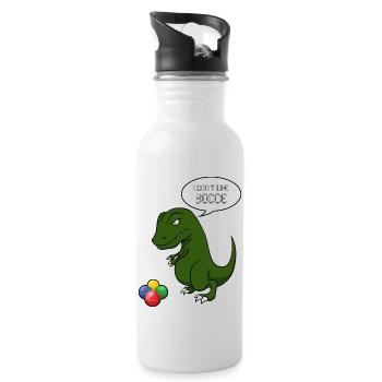 Bocce Bocci Colorful Balls Player I Gift - Water bottle with straw - white - Right