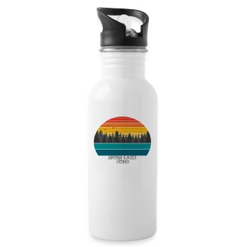 Sites Lake Ohio - Water bottle with straw - white - Right