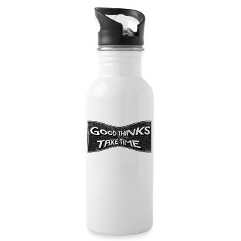 Good Thinks 8 - Trinkflasche mit integriertem Trinkhalm - Weiß - Rechts