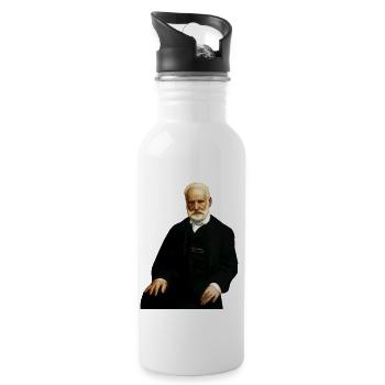 morot liebt nicolas porträt von v h - Trinkflasche mit integriertem Trinkhalm - Weiß - Rechts