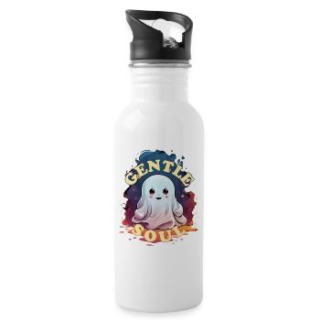 Sweet Little Ghost - Water bottle with straw - white - Right
