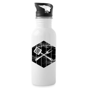 Cooking - Water bottle with straw - white - Right