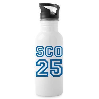 SCOTLAND - Trinkflasche mit integriertem Trinkhalm - Weiß - Rechts