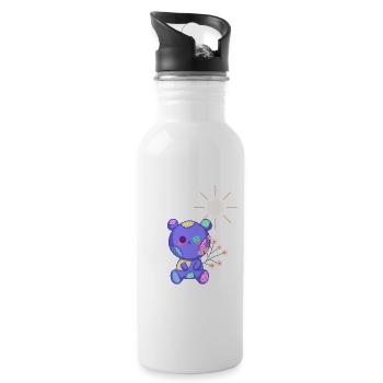 Good Morning Sunshine - Water bottle with straw - white - Right