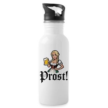 Prost - Gourde avec paille intégrée - blanc - Droite