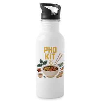 Pho Kit Mix - Water bottle with straw - white - Right