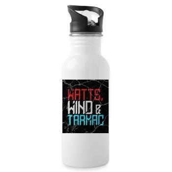 Watts Wind Tarmac - Water bottle with straw - white - Right