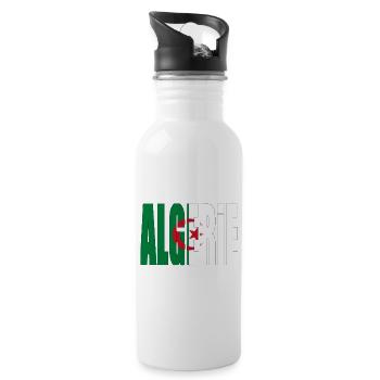 Algeria - Water bottle with straw - white - Right