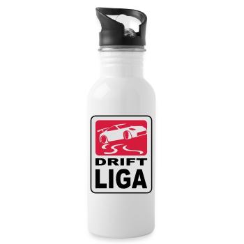 drift_liga14 - Trinkflasche mit integriertem Trinkhalm - Weiß - Rechts