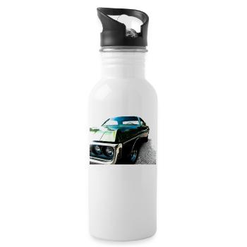 Dodge - Water bottle with straw - white - Right