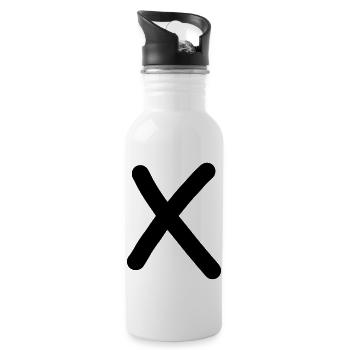 iYpsilon X - Trinkflasche mit integriertem Trinkhalm - Weiß - Rechts