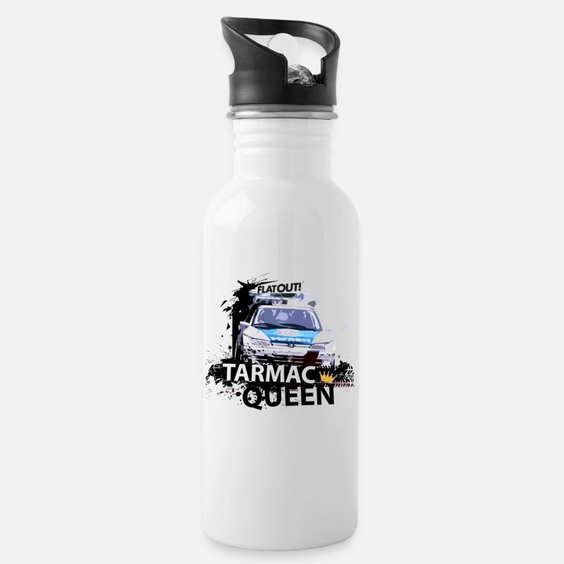 TARMAC QUEEN 306 MAXI TEE SHIRT - Gourde avec paille intégrée - blanc