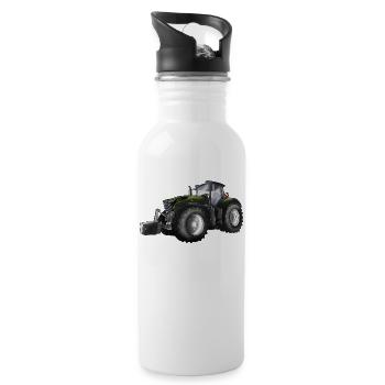 TRACTEUR - Gourde avec paille intégrée - blanc - Droite