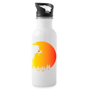 Bouldering Climbing Climbing - Water bottle with straw - white - Right