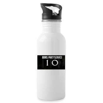 Service du parti Boris - Gourde avec paille intégrée - blanc - Droite